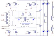 电源电路中的开关电源功率输出级电路图