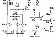 电动机自动与手动控制电路图