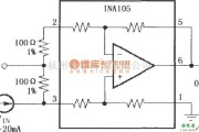 仪表放大器中的电流-电压转换电路(INA105)