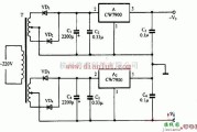 电源电路中的利用CW7900设计的正负双输出稳压电源电路
