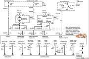 马自达中的马自达94TAURUS(3.8L)车灯监控器电路图