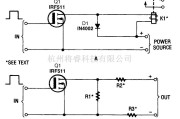 开关电路中的六角形P沟道场效应晶体管开关电路图