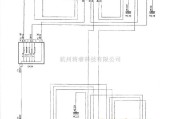 东风雪铁龙中的神龙毕加索2.0L轿车电动后视镜电路图