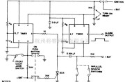 报警控制中的汽车防盗自动警报电路