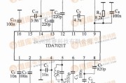 遥控接收中的由TDA7021T组成的接收电路图