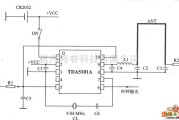 无线发射中的TDA5101A ASK 315 MHz发射器电路图