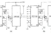 遥控发射中的SF05A／B组成的发射电路图