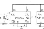 由CC4060构成的秒信号发生器