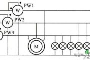 用单相功率表测量三相四线制电源功率线路图解