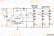 LED电路中的基于LM3500/1的移动电话背光照明升压型LED驱动电路