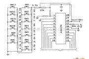 遥控发射中的LBl475 双线有线迢控电路图