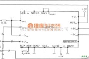 传感信号调理中的用4线制接法消除引线电阻的影响(铂热电阻信号调理器ADT70)电路图