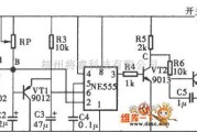 收割播种中的农用的小麦播种机颗粒堵塞报警器的电路图