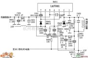 模拟电路中的LA7841场输出电路图原理图