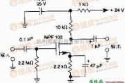 线性放大电路中的典型的JFET前置放大器电路图