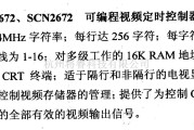 数字电路中的芯片引脚及主要特性MC2672等可编程视频定时控制器