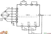 传感信号处理中的利用电阻来提高截止频率（宽带应变信号调理器1B31）电路图