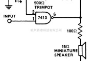 使慢逻辑脉冲可听得见的电路