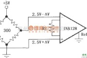 仪表放大器中的由INAl28构成的电阻电桥放大器