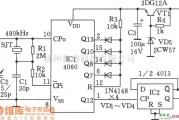 低频信号产生中的高精度50Hz时基电路图