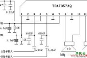 TDA7057伴音功放应用电路图