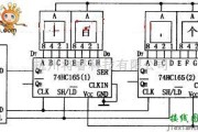 单片机制作中的74HC165 扩展的4 位BCD 码码盘电路图
