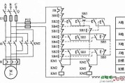 电动机多地正反转启动、停止、点动控制电路接线图