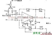 线性放大电路中的压力传感器放大电路原理图