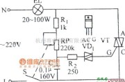 晶闸管控制中的双向晶闸管无级调光、调速电路图