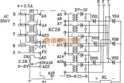 可控硅专项中的作为KCZ6组件应用的三相交流调压电路图