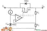 稳压电源中的三端CM0S稳压器的等效电路图