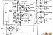 开关稳压电源中的采用TDA4600的阻塞交流器电源电路图