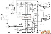 集成音频放大中的tda1308 HIFI音质应用放大电路图