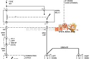 丰田中的97年凌志ES300喇叭电路图