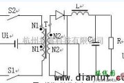 电源电路中的推挽型变换器的电路图