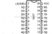 数字电路中的74系列数字电路74LS377等八D触发器