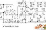 电子管功放中的至高TA-292C胆石混合后级功放电路图