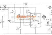 灯光控制中的HM9902触摸式二态调光灯电路