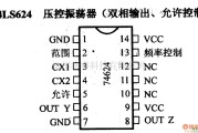 数字电路中的74系列数字电路74LS624压控振荡器(双相输出,允许控制)