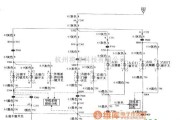 别克中的别克GL8汽车后点烟器、遥控外后视镜、车门锁和门窗开关电路图