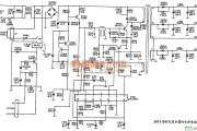 显示器电源中的AST-3型彩色显示器的电源电路图