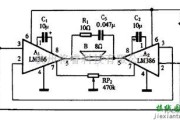 仪表放大器中的巧用LM386作BTL放大器电路图
