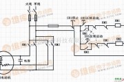 单相电动机用交流接触器正反接法电路