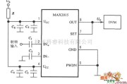 仪器仪表中的由MAX2015构成射频信号接收强度指示仪的电路图