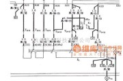 大众（上汽）中的桑塔纳2000gls电路图摘录