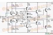 音频电路中的全互补晶体管功放制作电路图