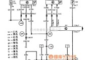 大众（一汽）中的高尔夫宝来自动防眩目车内后视镜、雨水传感器电路图