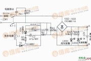 充电电路中的电容降压式铅酸电池充电器电路图