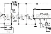 定时控制中的用CD4060制作时间控制器电路图