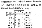 数字电路中的电路引脚及主要特性MAX2450 正交调制器/解调器